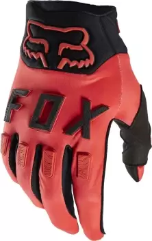 Image of FOX Defend Wind Motocross Gloves, orange Size M orange, Size M