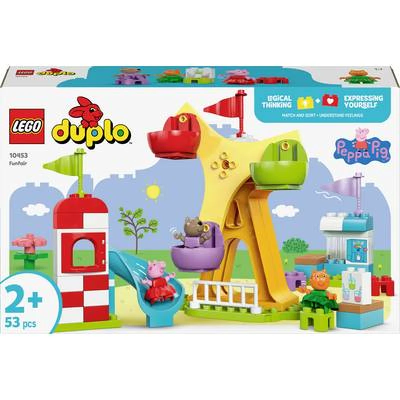 Image of LEGO DUPLO LEGO DUPLO Peppa Pig Funfair Toddler Lea Male VI57701