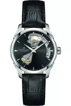 Image of Hamilton Jazzmaster Ladies OH 36 Black - leather H32215730