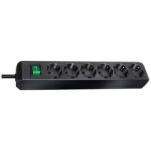 Image of Brennenstuhl 1159500015 Power strip (+ switch) 6x Black PG connector