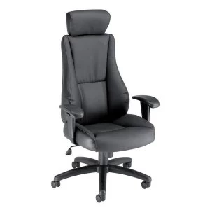 Image of Trexus Hampshire Plus Managers Armchair Headrest Back H660mm W520xD510xH470 550mm Leather Ref 10472 01