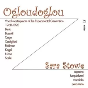 Image of Ogloudoglou Vocal Masterpieces of the Experimental Generation 1960-1990 by Giacinto Scelsi CD Album