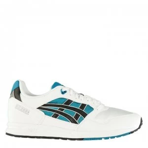 Image of Asics Gel Saga Trainers - White/Teal/Blk