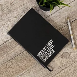 Image of World's Best Entry Level Employee A5 Notebook
