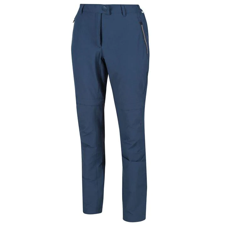 Image of Regatta Blue 'Highton Zip-off' Trousers Regular Length - 8
