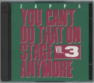 Image of Frank Zappa You Can't Do That On Stage Anymore Vol. 3 1995 USA 2-CD album set RCD10565/66