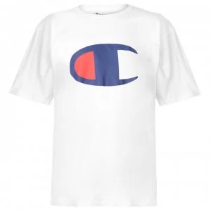Image of Champion Logo T Shirt Mens - White
