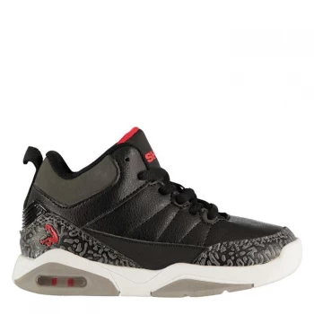 Image of SHAQ Basketball Trainers - Black/Red