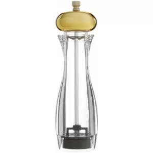 Image of Premier Housewares Salt Pepper Clear Gold Finish Mill Set