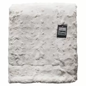 Image of Crossland Grove Stella Fur Throw Cream 1400x1800mm
