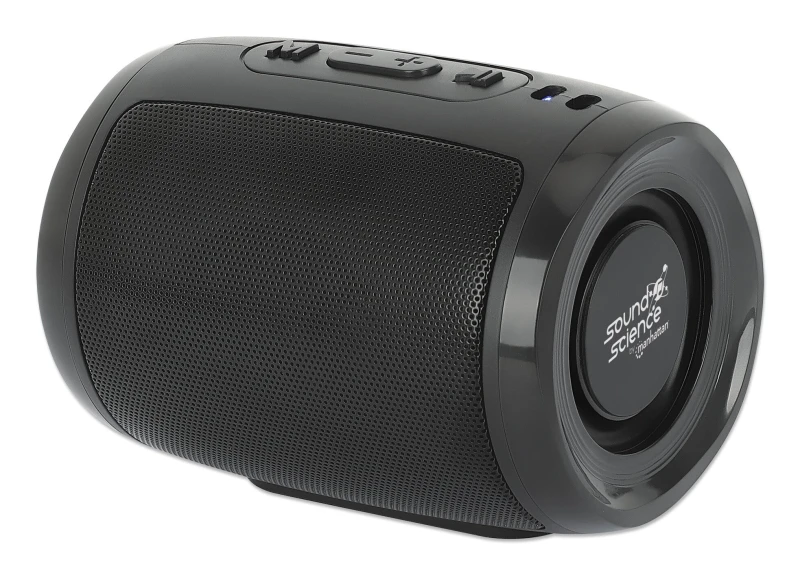 Image of Manhattan Manhattan Mini Boombox Bluetooth Speaker, Integrated Controls, Microphone, Up to 4 hours Playback time, Range 10m, microSD card reader (32GB