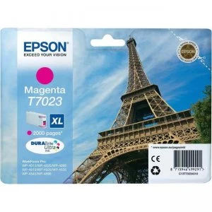 Image of Epson Eiffel Tower T7023 Magenta Ink Cartridge