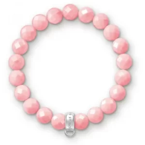 Image of Ladies Thomas Sabo Sterling Silver Charm Club Charm Bracelet