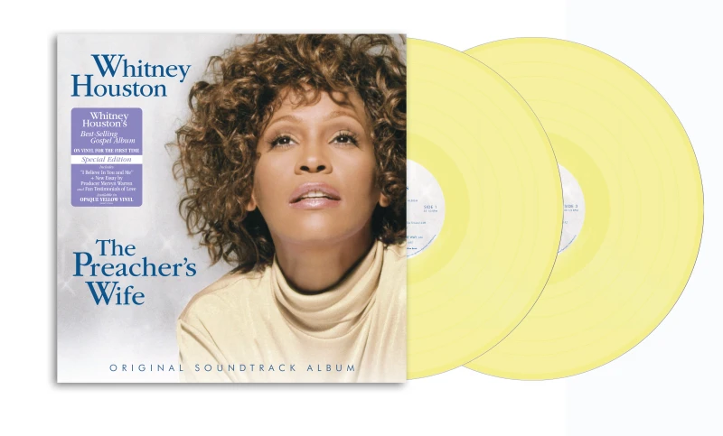 Image of Whitney Houston The Preacher's Wife - Opaque Yellow Vinyl - Sealed 2023 UK 2-LP vinyl set 19658714701