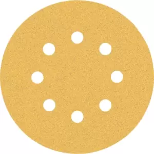Image of Bosch Expert C470 Wood Sanding Disc 125mm 125mm 80g Pack of 50