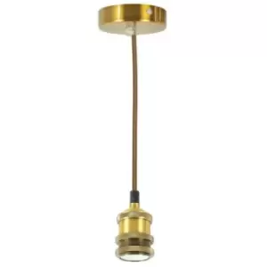 Image of Lyyt Vintage Single Pendant Cord Set ES-E27 Antique Gold ES Screw E27