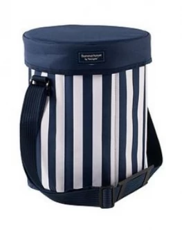 Image of Coast Navy Round Insulated Cool Bag / Seat Cooler
