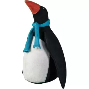 Image of Parker Penguin Doorstop Weighted Door Stopper Filled Heavy Ornament - Gallery Direct