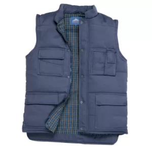 Image of Portwest Mens Shetland Padded Bodywarmer Navy M