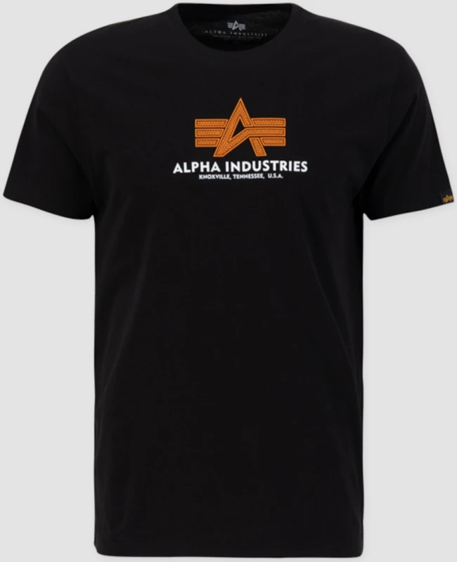 Image of Alpha Industries Basic Rubber T-Shirt, black, Size M for Men