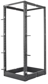 Image of Intellinet Network Rack, Open Frame (4-Post), 26U, Black,...