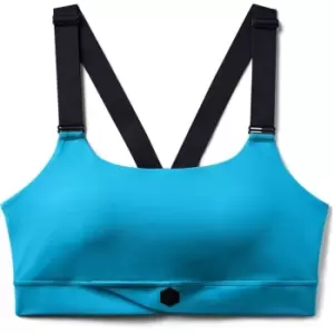 Image of Under Armour Rush Mid Bra Womens - Blue