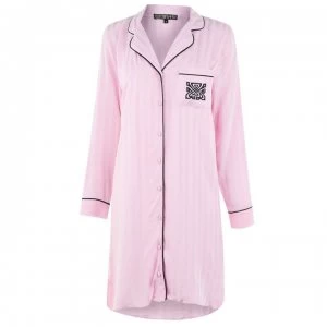 Image of Biba Piped Nightdress - Pink