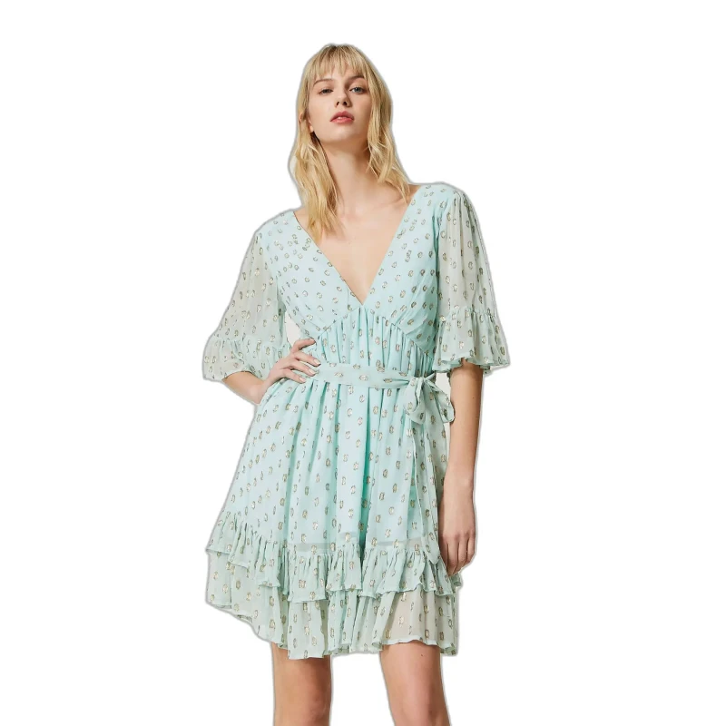 Image of Twinset Womens dress Twinset Vert Female 44