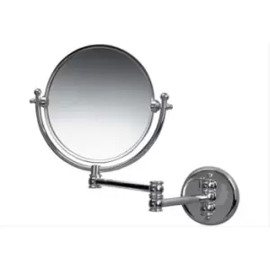 Image of Miller Classic Wall Mounted Extending Swivel Mirror, Chrome