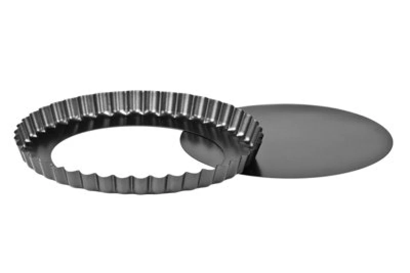 Image of Premier Housewares Small Fluted Flan Tin Black