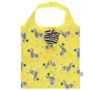 Image of Something Different Eco Animals Collection Ziggy Zebra Reusable Shopping Bag (One Size) (Multicoloured) - Multicoloured