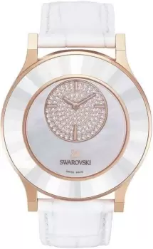 Image of Swarovski Watch Octea Classica Asymmetric White Rose Gold Tone