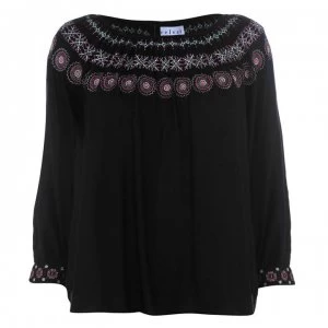 Image of Velvet Nove Top - Black