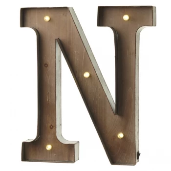 Image of N With LED Letter By Heaven Sends