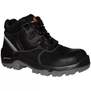 Image of Delta Plus Mens Phoenix Composite Leather Safety Boots (8 UK) (Black) - Black