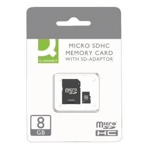 Image of Q-Connect 8GB Micro SD Card Class 10 KF16011