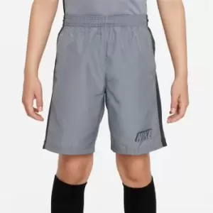 Image of Nike Dri-FIT Academy Big Kids Graphic Soccer Shorts - Grey