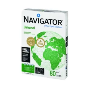 Image of Navigator Universal On The Go A4 Paper 80gsm 3 Reams White (Pack of 1500) NAVA4OTG