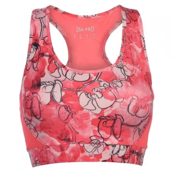 Image of USA Pro Racer Back Sports Bra - Sweetpea