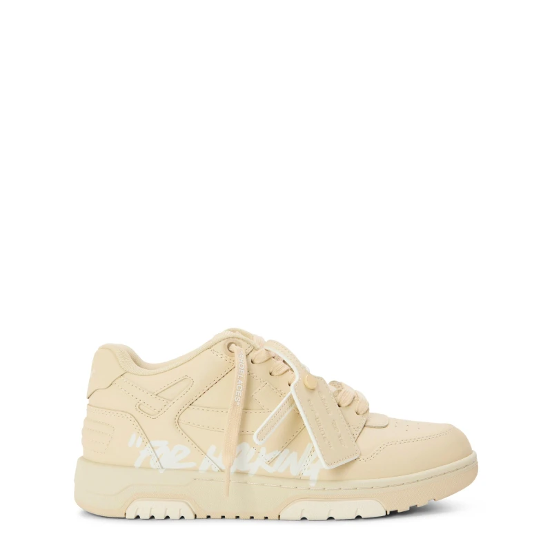 Image of Off White Womens Outofoffice Low-Top Trainers Beige/White female 3 (36)