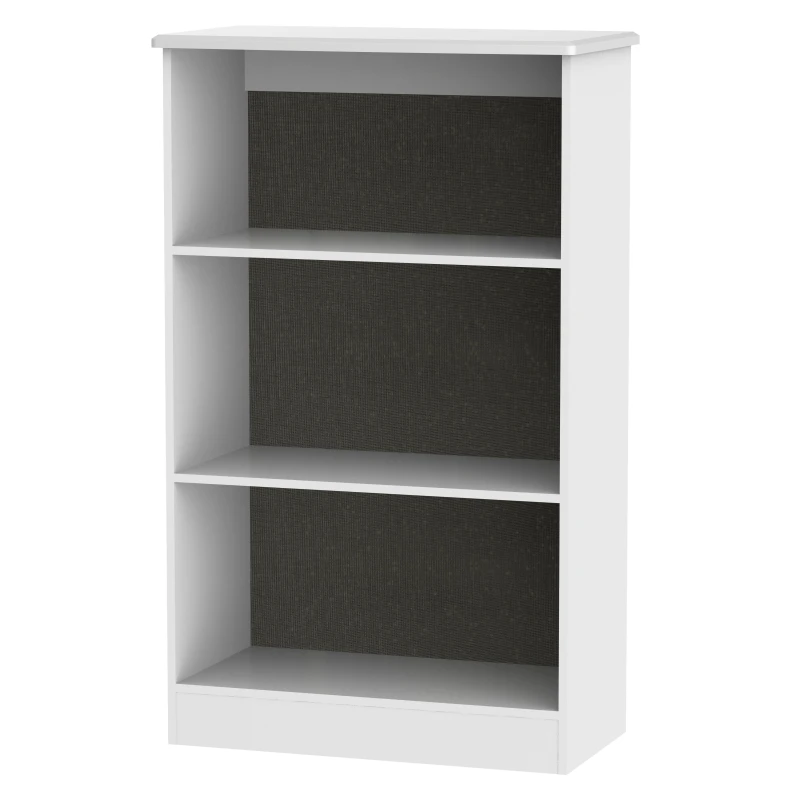 Image of Harrow Bookcase In White (Ready Assembled)