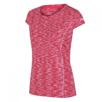 Image of Regatta Womens Hyperdimension T-Shirt - DkCers/White