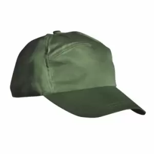 Image of Result Unisex Plain Baseball Cap (Pack of 2) (One Size) (Bottle Green)