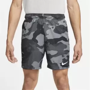 Image of Nike Dri-FIT Camo Training Shorts Mens - Grey