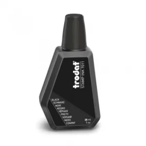 Image of Trodat Stamp Pad Ink Black 28 ML