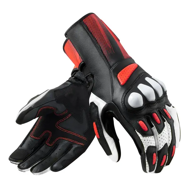 Image of REV'IT! Metis 2 Gloves Black Neon Red Size M