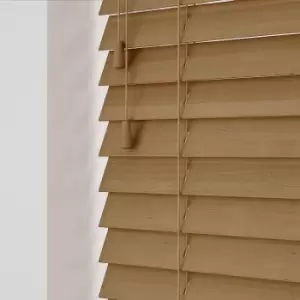 Image of Wooden Venetian Blinds With Strings Deer