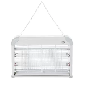 Image of Outsunny Free Standing Wall Hanging 20W Electric Fly Mosquito Killer Electric Fly Zapper, Bug Zapper, Insect Killer