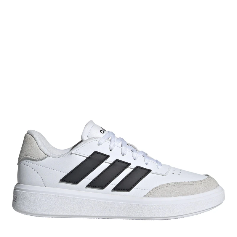 Image of adidas COURTBLOCK J boys's Children's Shoes (Trainers) in White