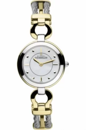 Image of Ladies Michel Herbelin Cable Maxi Watch 17425/BT19